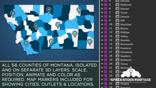 Montana Map Kit