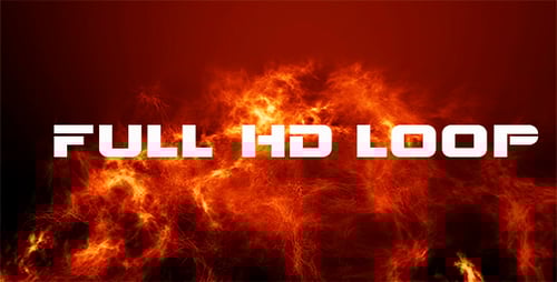 Dynamic Abstract Fiery Energy Animation