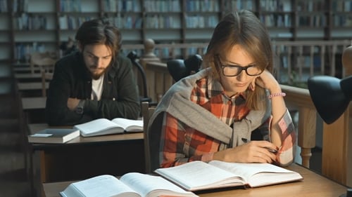 Studying with Pleasure in Library