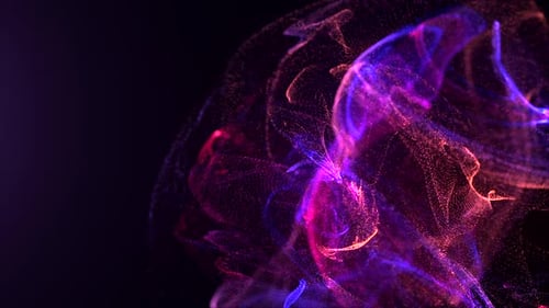 Abstract Fluid Particles HD