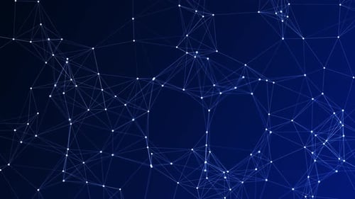 4K Network technology and plexus background(loopable)