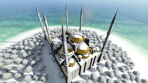 Top View of the Mosque