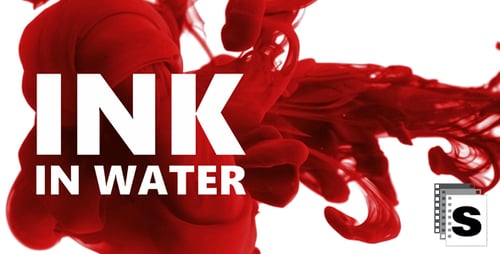 Tinte in Wasser