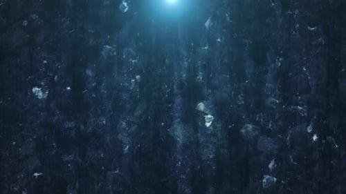 Abstract Dark Background with Shimmering Light Rays