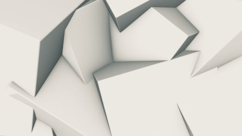 Abstract Background of Rotating Cubes