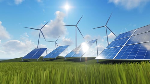 Solar Energy Panels and Wind Turbines