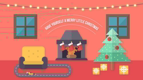 Flat Christmas / New Year Wish