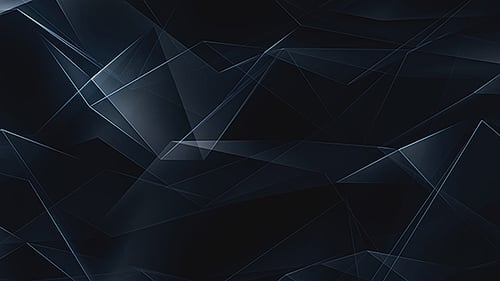 Dark Blue Polygonal Background Loop