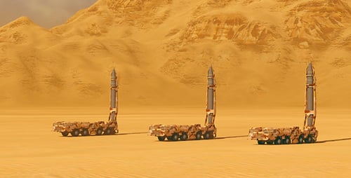 Missile Installation On The Plain