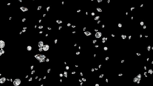 Diamants, beau fond