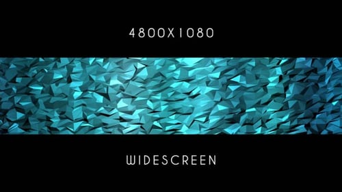 Abstract Geometric Low Poly Widescreen Background Loop