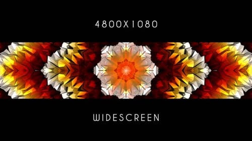 Vibrant Geometric Kaleidoscope Pattern Abstract Background