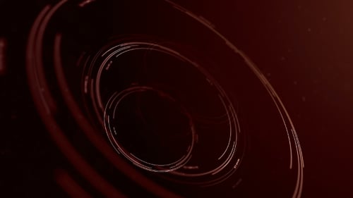 Interface Hologramme HUD circulaire