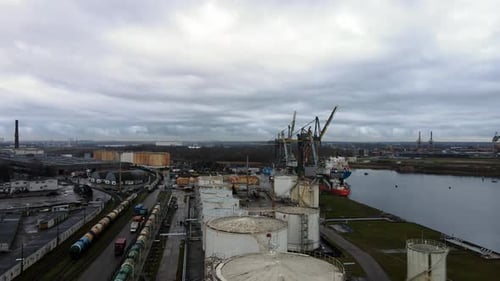 Vessels in port