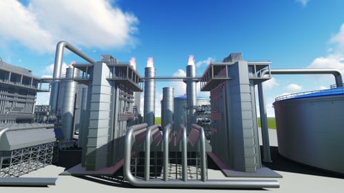 3D Gas Power Plant