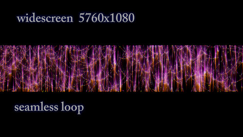 Vorhang mit Girlanden Widescreen