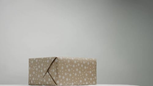 Stack of Colorful Wrapped Holiday Presents