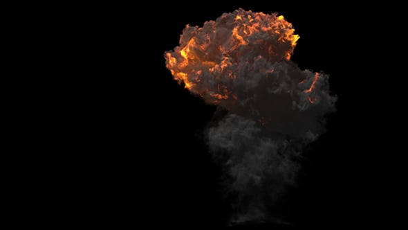 Dynamic Fire Explosion with Smoke Effect, Backgrounds Motion Graphics ...