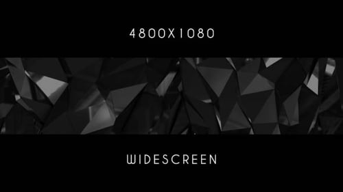 Dark Geometric Facets Abstract Motion Background Loop