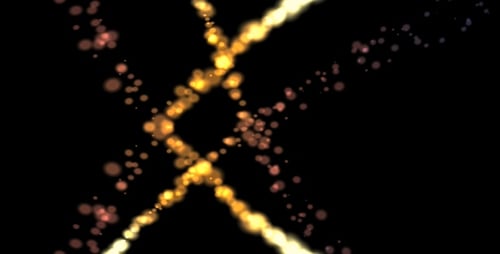 Dynamic Light Trails Forming Abstract Patterns Background