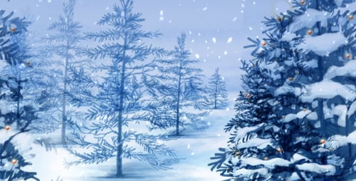 Winter Snowfall 02