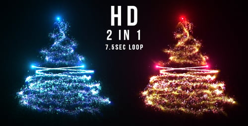 Funkelnder Weihnachtsbaum