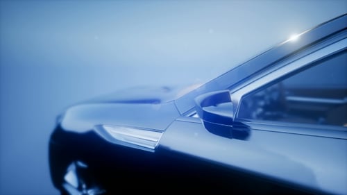 Futuristic Car Side Profile Animation for Technology Backgrounds
