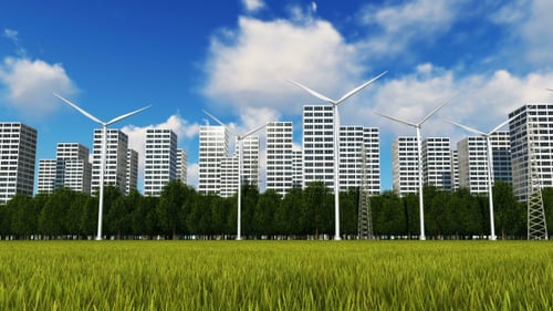 Wind Turbines and Clouds