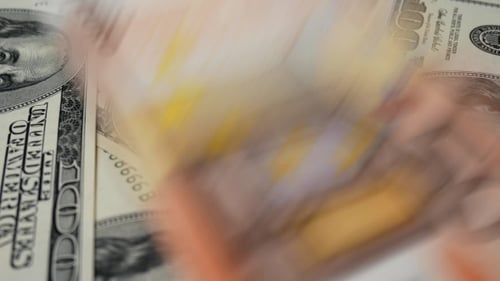 Euro and Dollars Bills