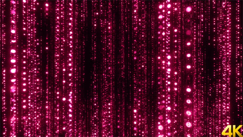 Cinematic Pink Particles Glittering