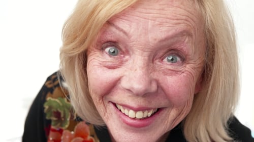 Smiling Senior Woman's Close Up Face