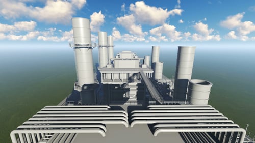 3D Oil Refinery Industry