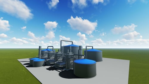 Petrochemical Industrial Plant