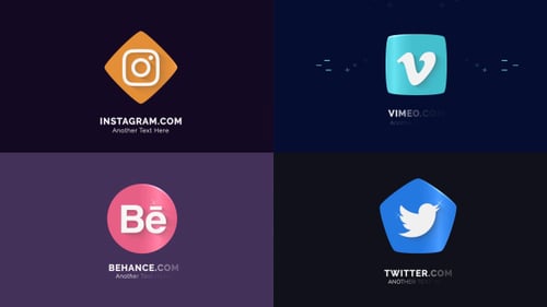 Clean Minimal Logo Reveals with Smooth Particle Animation