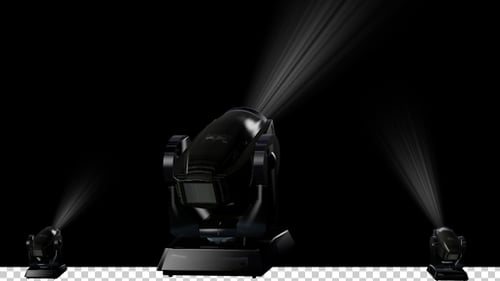 Dynamic Moving Stage Spotlights Lighting Effect