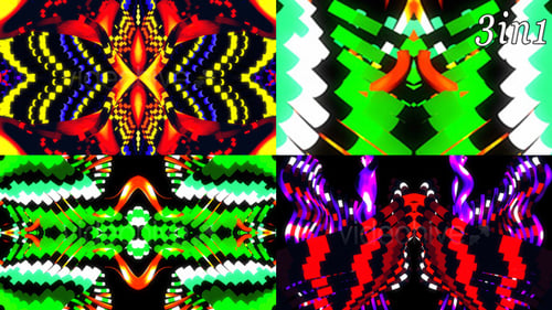 Fiery Abstraction - VJ Loop Pack (3in1)