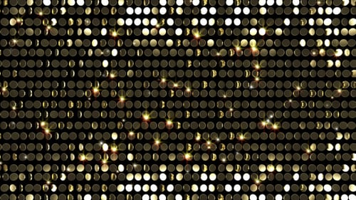 Glamorous Gold Sequins Rotating Loop Background