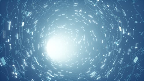 Electronic Printed Circuit Board Electronics Tunnel