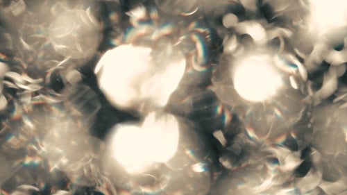 Abstract Silver Glitter