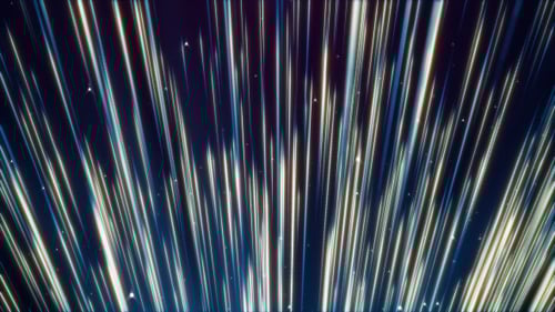 Futuristic Digital Light Streaks Motion Background