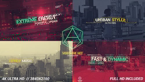 Modern Dynamic Glitch Intro