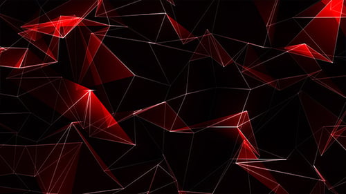 Roter polygonaler abstrakter Hintergrund