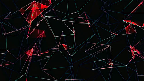 Abstrakter roter polygonaler Hintergrund