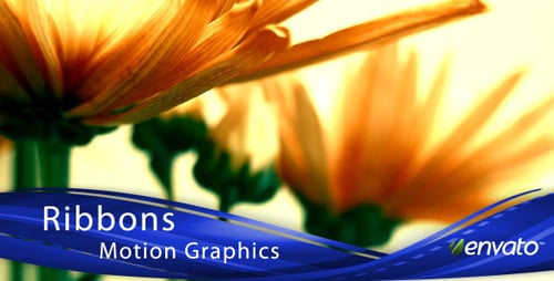 Elegant Animated Ribbon Lower Thirds and Background Titles