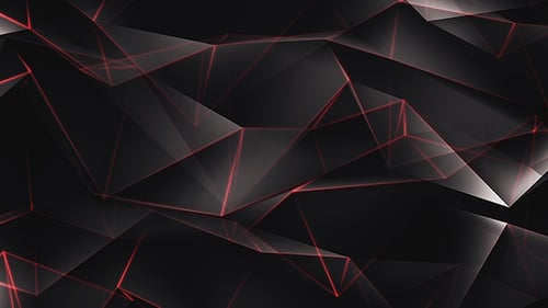 Red Polygonal Refraction Loop