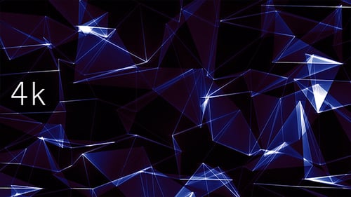 Polygonaler blauer Kristall-Hintergrund