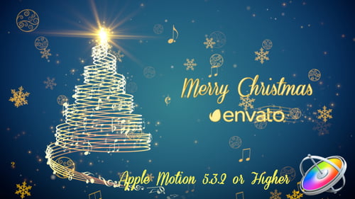 Musical Christmas - Apple Motion