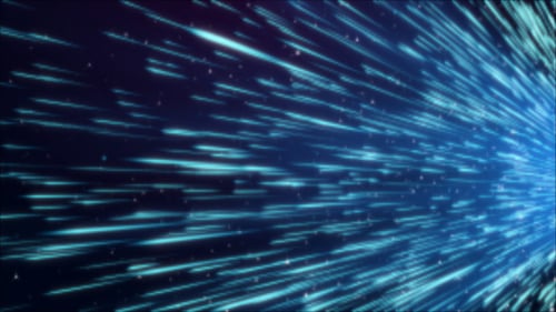 Futuristic Hyperspace Light Speed Tunnel Animation Background