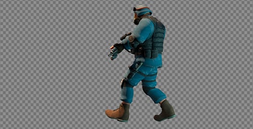 Polizist in schweren Militäruniformen