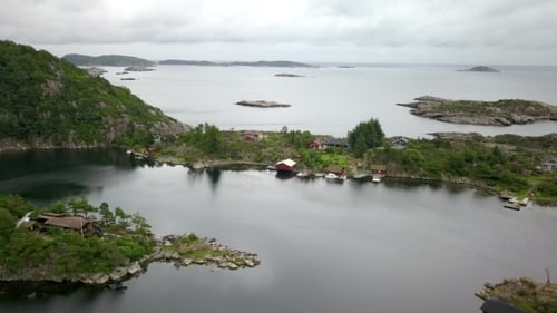 Drone View Over Land